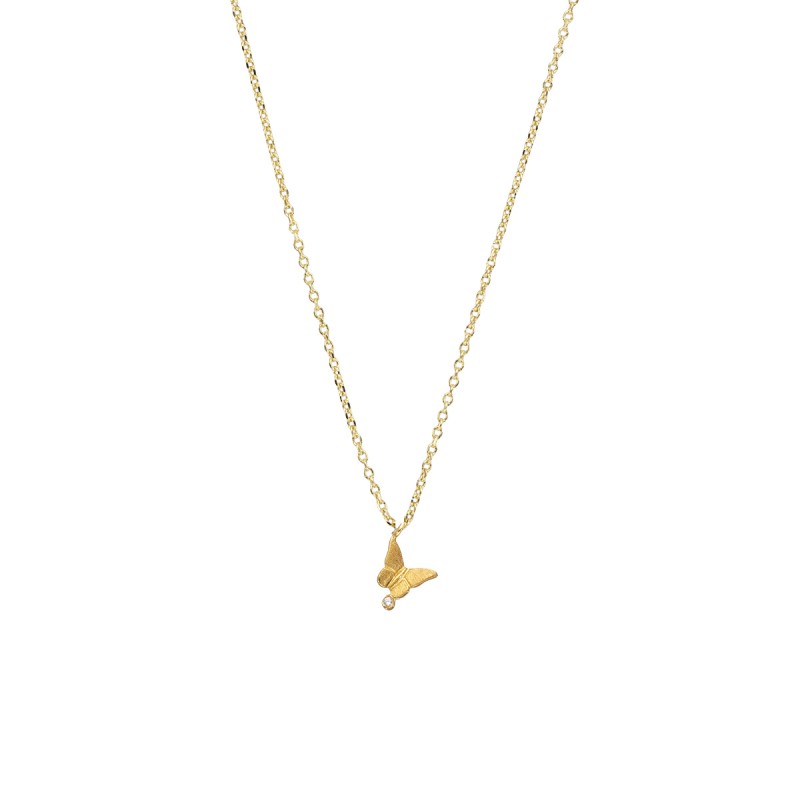Handmade 14K Gold Pendant Butterfly KRI-P20