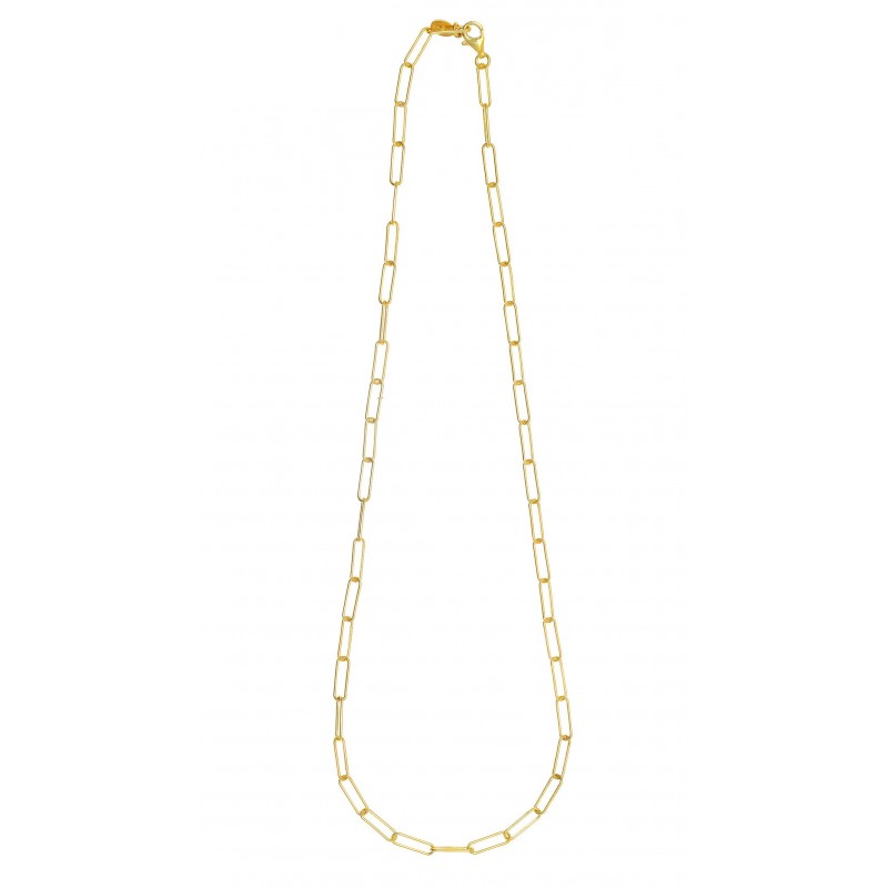 Necklace in silver 925 gold plated GRE-58646