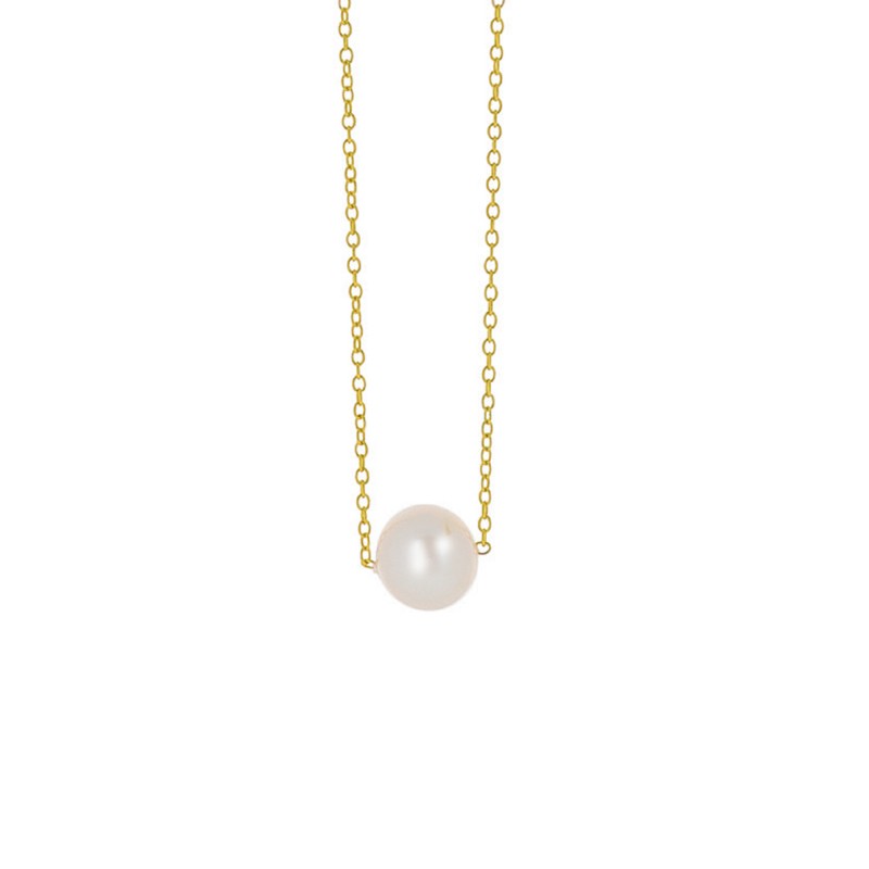 Fresh water pearl necklace in silver 925 PS/9W-KD001