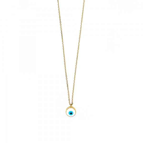 Necklace in silver 925 gold plated GRE-57603