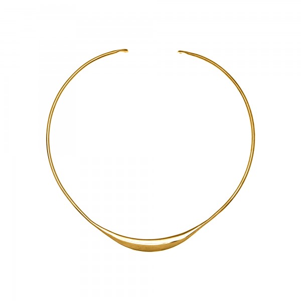 Necklace silver 925 yellow gold plated GRE-50245