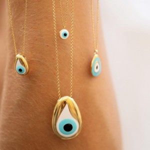 Necklace in silver 925 gold plated GRE-57603